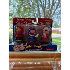 Fisher-Price Little People U.S. Olympic Stars Collectible Set Ages 1 1/2 - 5 Yea